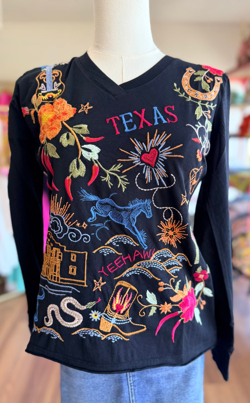 Texas Split Sleeve Tee