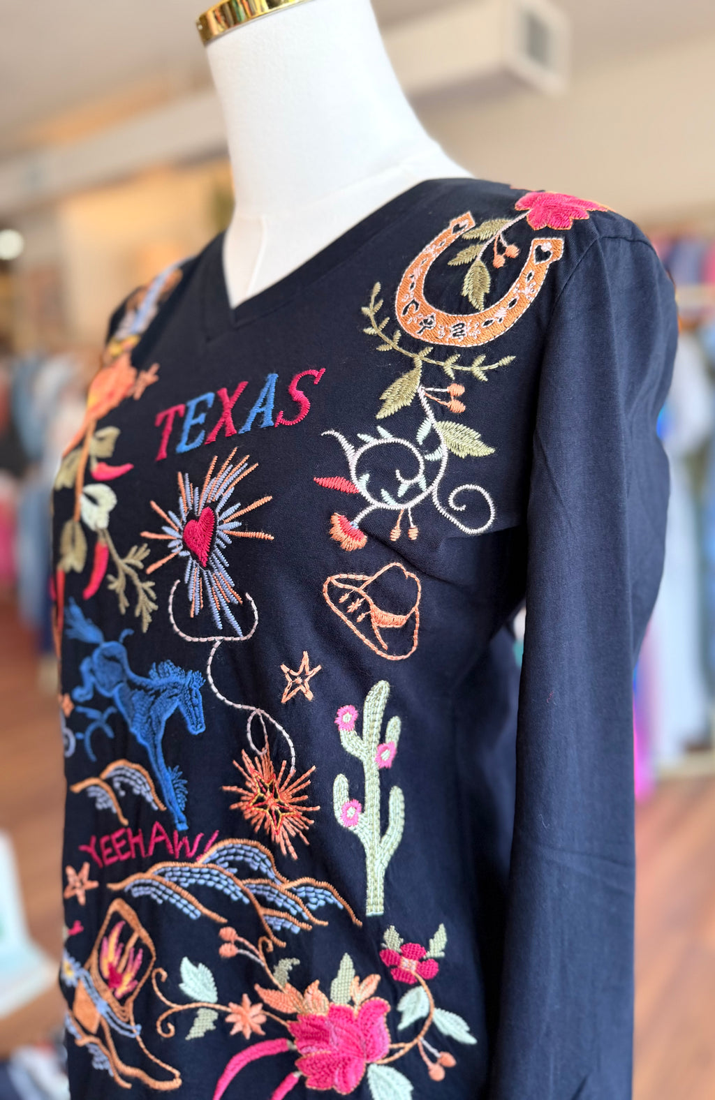Texas Split Sleeve Tee
