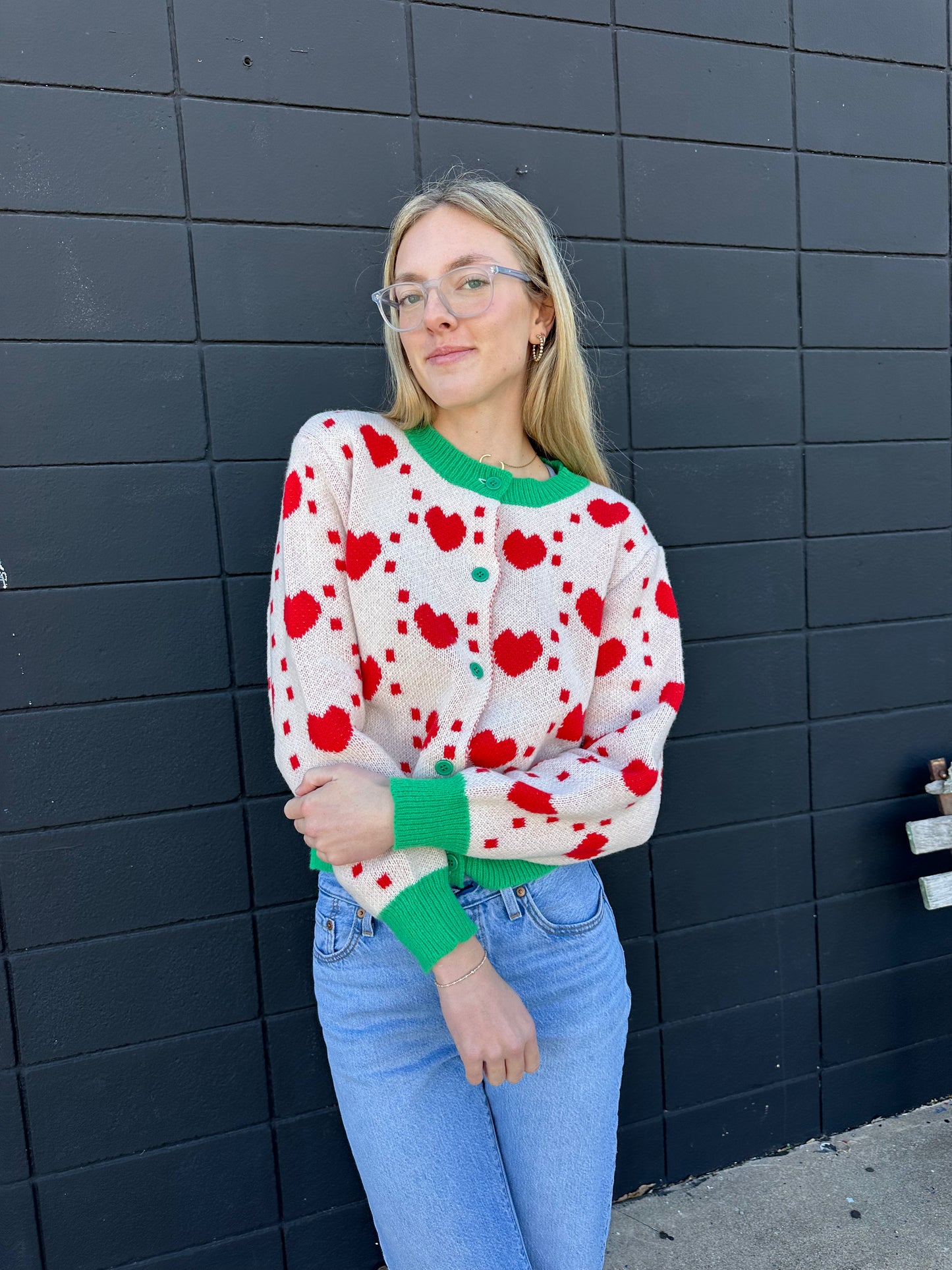 Heart Crochet Cardigan