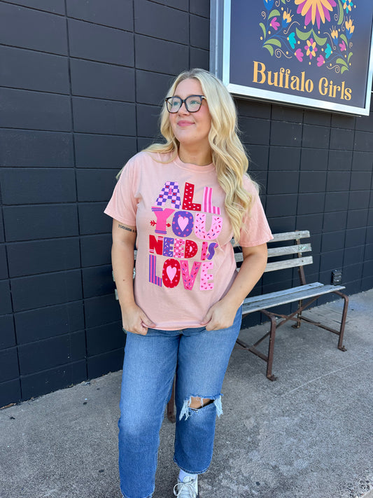 All You Need Is Love Graphic Tee