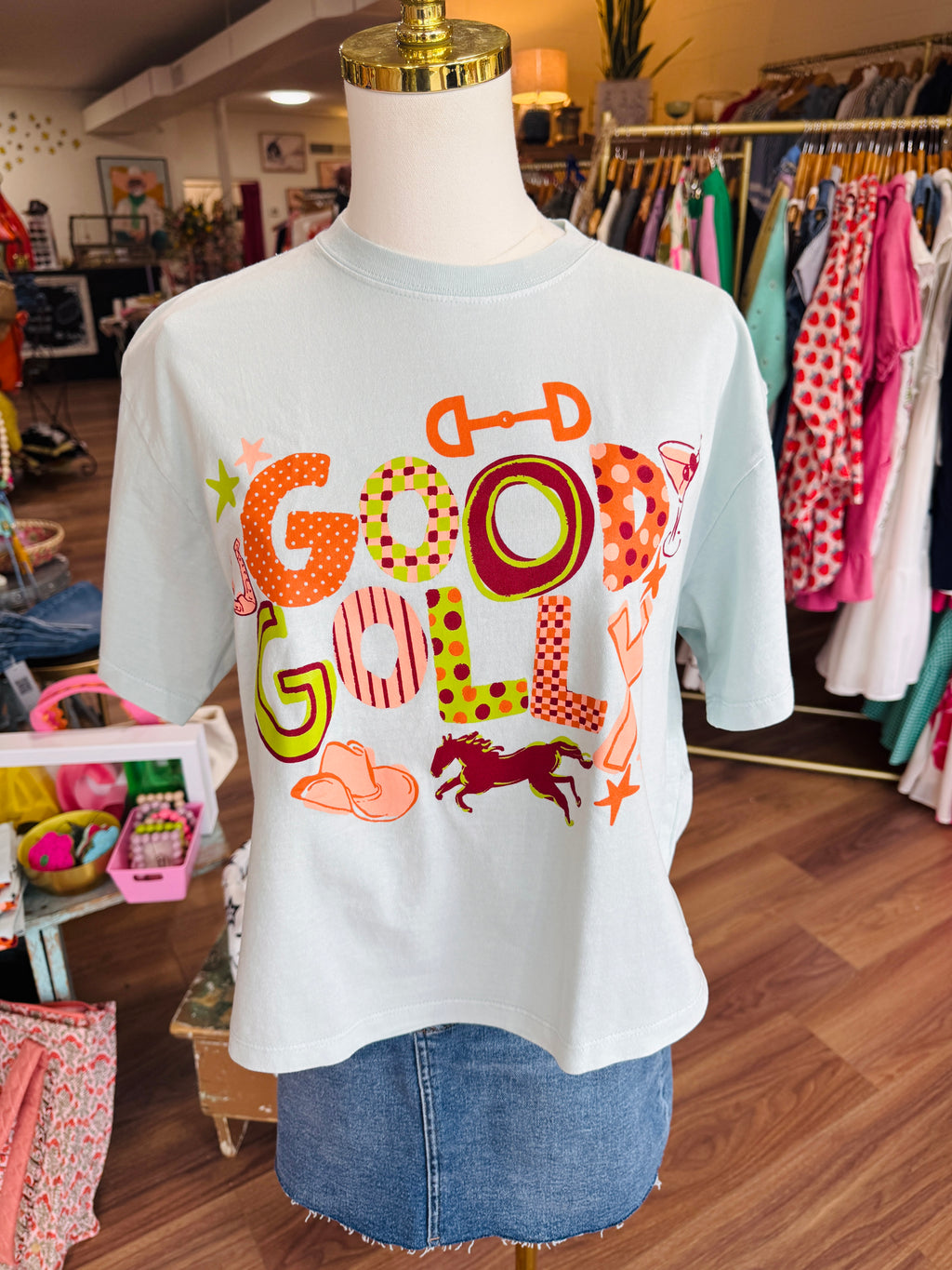 Good Golly Crop Tee