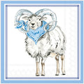Blue Ram Hometown Pride Paper Cocktail Napkins