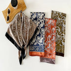 Vintage Paisley Satin Scarf