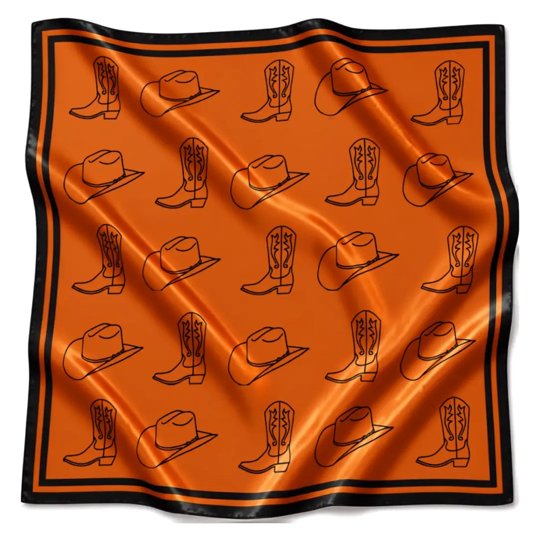 Orange & Black Gameday Bandana Scarf