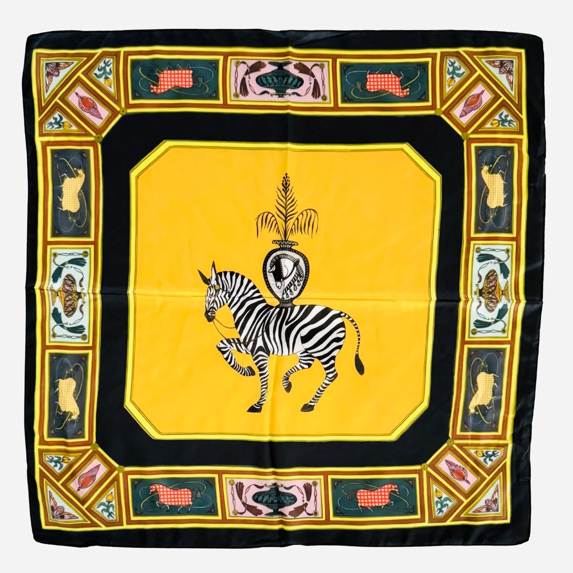 Elegant Horse Pattern Scarf
