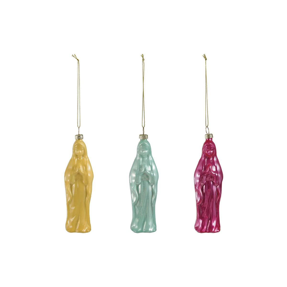 Glass Mary Ornament